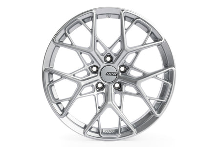 APR A02 Flow Formed - 19x8.5 - 5x112 - ET45 - 66.5mm Center Bore - Hyper Silver Wheel