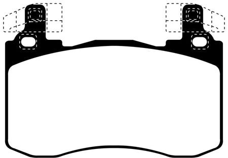 EBC 2019+ Genesis G70 2.0T (Brembo) Yellowstuff Front Brake Pads