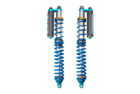 King 2024 Maverick R Front 2.5in Internal Bypass Piggyback Coilover w/Finned Res. w/Adj. Req Cutting