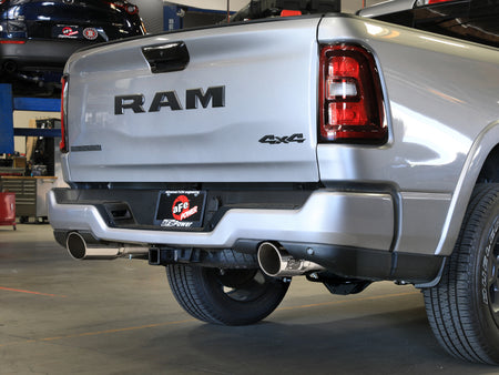 aFe Vulcan Series Cat-Back Exhaust System RAM 1500 2025 V6-3.0L (tt)- Polished Tips