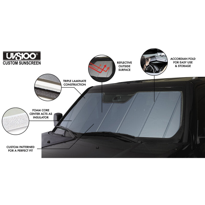 Covercraft 24-26 Toyota Tacoma UVS100 Custom Sunscreen - Blue
