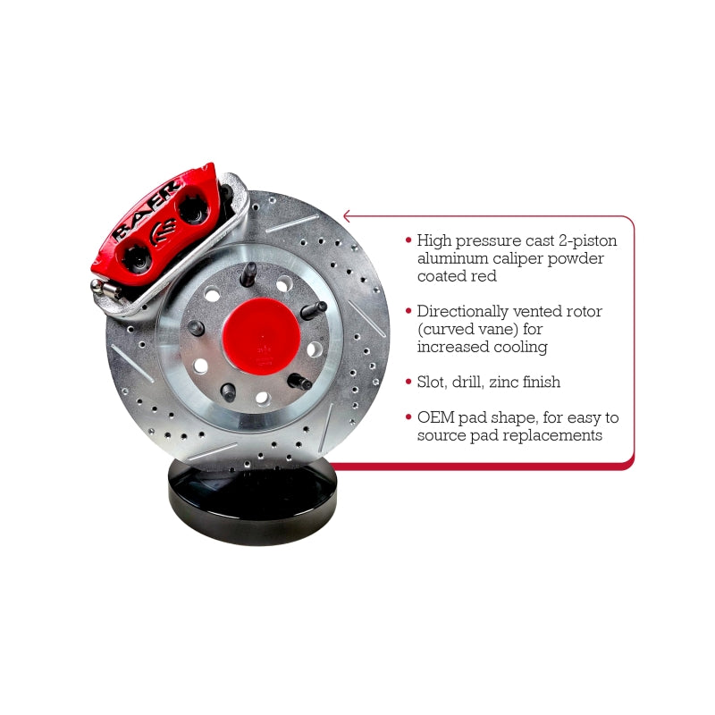 Baer Brakes Applications Using Wilwood Pro MII Spindles 13in Classic Series Front Brake Kit
