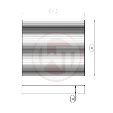 Wagner Tuning 240x251x52mm Radiator Core
