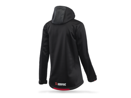 Akrapovic Womens Corpo Softshell Jacket Black - 2XL
