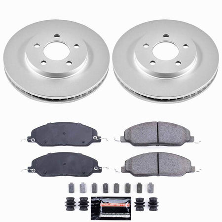 Power Stop 05-10 Ford Mustang Front Z23 Coated Brake Kit