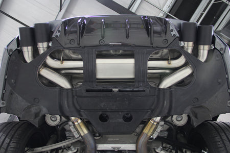 Dinan 18-23 BMW M5 (F90) Free Flow Axleback Exhaust System - Black Tips