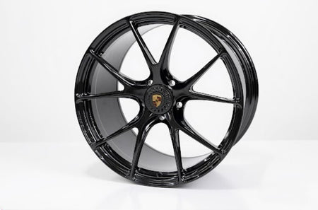 Vossen X Champion RS74 22X12 / ET62 / 5X130 / Gloss Black Wheel / Taycan - Rear