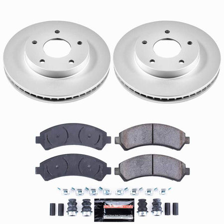 Power Stop 97-05 Chevrolet Blazer Front Z23 Coated Brake Kit