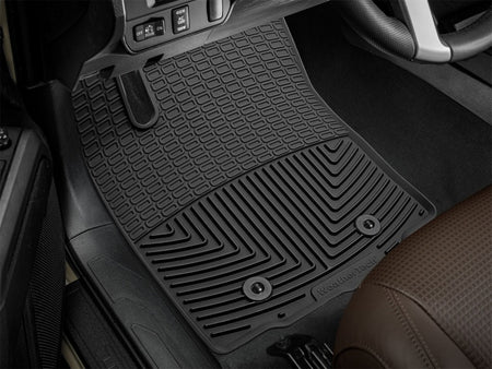WeatherTech 2018+ Toyota Tacoma Front Rubber Mats - Black