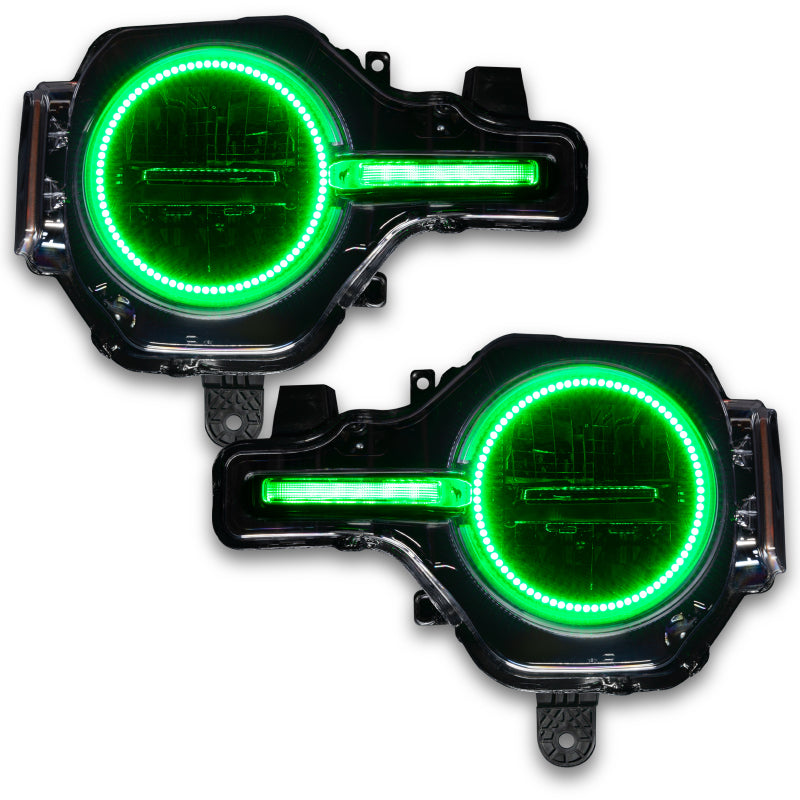 Oracle 2122 Ford Bronco Headlight Halo Kit w/DRL Bar Base Headlights w/Simple Control