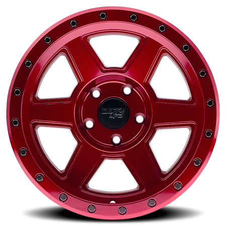 Dirty Life 9315 Compound 17x9 / 6x139.7 BP / -12mm Offset / 106mm Hub Crimson Candy Red Wheel