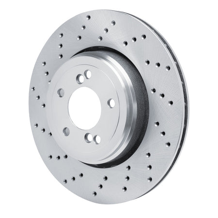 DFC 08-13 BMW M3 Left Rear Drilled Brake Rotor