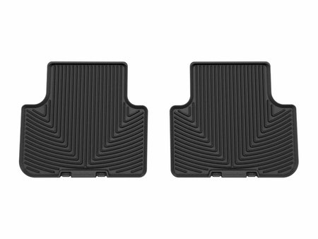 WeatherTech 17-25 Audi Q7 2nd Row Rear All-Weather Floor Mats - Black