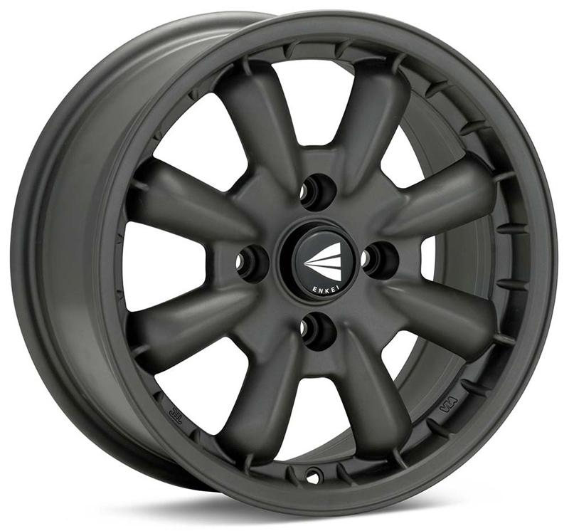 Enkei Compe 15x7 0mm Offset 4x114.3 Bolt Pattern 72.6mm Bore Dia Matte Gunmetal Wheel