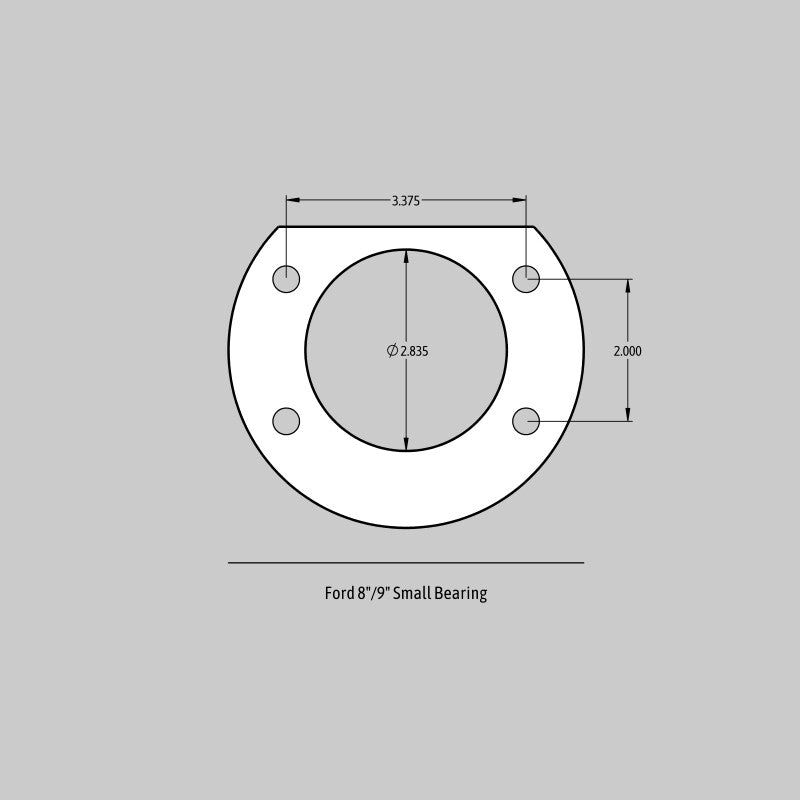 Baer Brakes 65-66 Ford Mustang 13in SS4+ Rear SDZ Brake Kit - Fire Red