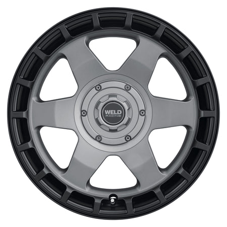 Weld Off-Road Ridge 20x9 - 6x135 / 6x139.7 BP - ET0 - 106.1mm CB - Satin Gunmetal Wheel (Black Ring)