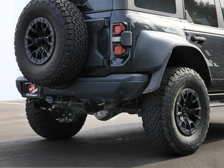 aFe 22-26 Ford Bronco V6 3.0L (tt) Vulcan Series 3in 304SS Cat-Back Exhaust System w/ Black Tips