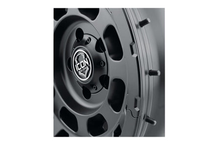 Icon Hammer Pro 17x8.5 / 6x135 / 6MM / 5in BS - Satin Black