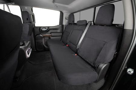 Covercraft 19-23 Ford Transit Polycotton SeatSaver Custom Third Row Seat Covers-Charcoal