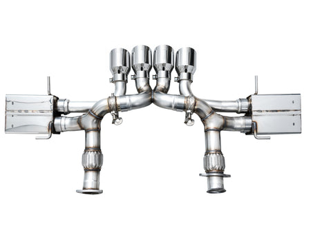 AWE Tuning 23-25 Chevrolet C8 Corvette Z06 5.5L SwitchPath Exhaust System - Chrome Silver Tips