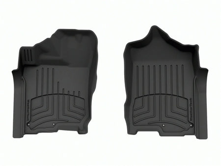 WeatherTech 17-23 Nissan Titan CC & 17-20 XD Crew Cab Front FloorLiner HP - Black