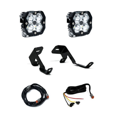 Baja Designs 15-20 Ford F-150 / 17-20 Ford Raptor Squadron Pro 2.0 A-Pillar Kit (Spot) - Clear