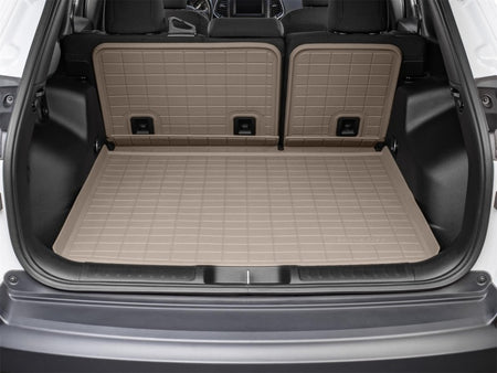 WeatherTech 19-22 Jeep Cherokee KL (w/Cargo Floor in Highest Position) Seatback Cargo Liner HP - Tan