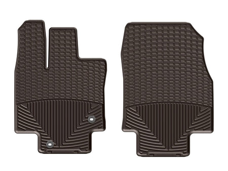 WeatherTech 2020-2022 Toyota Highlander Front Rubber Mats - Cocoa
