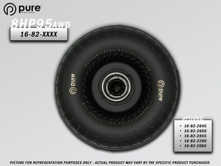 Pure Drivetrain 8HP95 High Performance Billet Race Torque Converter - 26/50 Stator - AWD