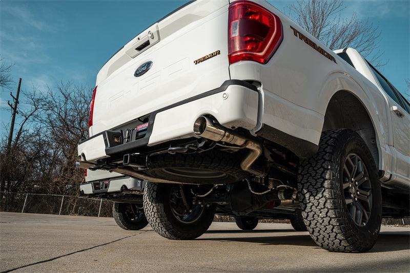 Corsa 2021-2025 Ford F-150 SuperCrew/5.5ft Bed 3.5L V6 Sport Cat-Back Dual Rear Exit-Polished