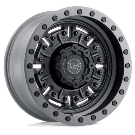 BR ABRAMS 17X9.5 5X127 -18 71 TXT M-GM