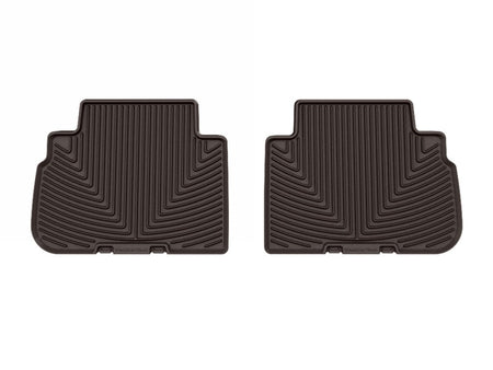 WeatherTech 19-24 Subaru Forester Rear All-Weather Floor Mats - Cocoa