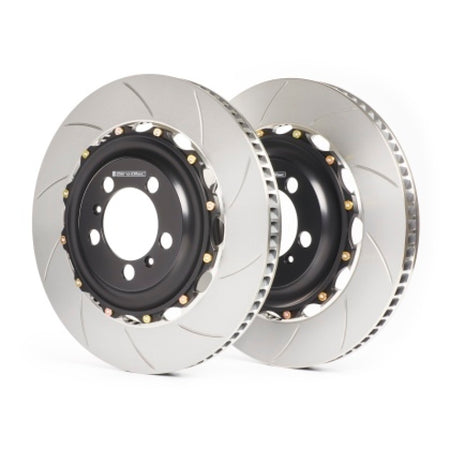 GiroDisc 03-09 Nissan 350Z (w/Brembo Calipers) 2-Piece Slotted Front Rotors