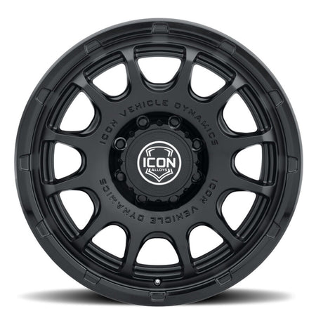ICON Alloys Rancho 20x9 / 8x180 / 12mm / 5.5in BS DBL Black Wheel