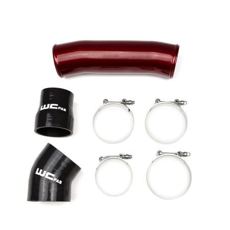 Wehrli 98.5-02 Cummins 5.9L Passenger Side 3.5in Intercooler Pipe - Sparkle Copper