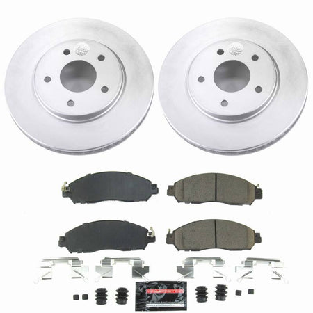 Power Stop 18-25 Nissan LEAF Front Z23 Coated Brake Kit