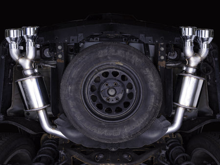 AWE Tuning 2021+ Cadillac Escalade 6.2L 0FG Dual Exit Exhaust System w/ 5in Chrome Silver Tips