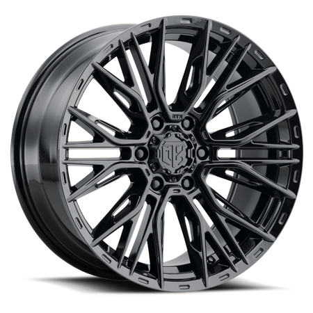 MTX Gangstar Gloss Black 20x9in / 6x135 BP / 18mm Offset / 87.1mm Bore