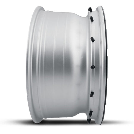 Icon Hammer Pro 17x8.5 / 5x5 / -6mm / 4.5in BS - Silver Machined