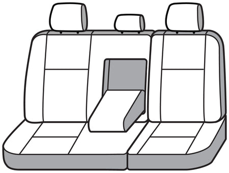 Covercraft 24-26 Toyota Grand Highlander Leatherette PrecisionFit Custom Second Row Seat Covers
