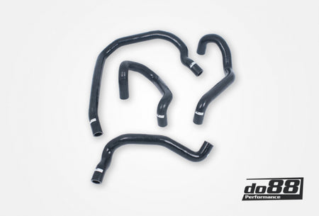 do88 Audi/Seat/Volkswagen 2.0T (MQB) Remote Radiator Coolant Hoses (Left) - Black
