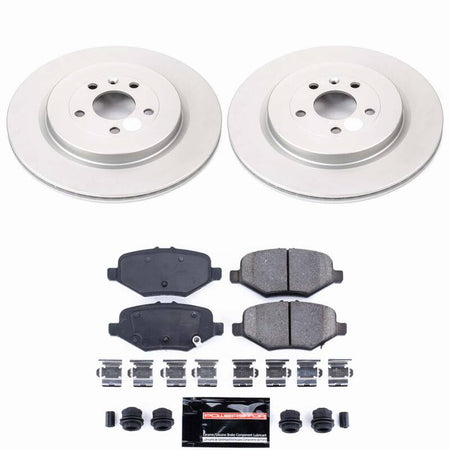 Power Stop 13-19 Ford Explorer Rear Z23 Coated Brake Kit
