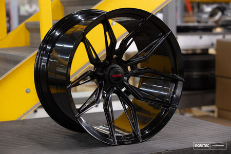 Vossen x Novitec NF11 21x9.5 ET:38 Gloss Black Ferrari 296 Front Wheel