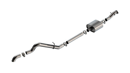 Borla 21-22 Ford Bronco 2.3L 2DR/4DR T-304 Stainless Steel Cat-Back Touring Exhaust - Brushed