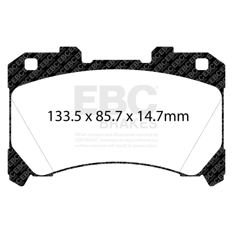 EBC Racing 2023 Toyota Corolla GR RP-1 Race Front Brake Pads