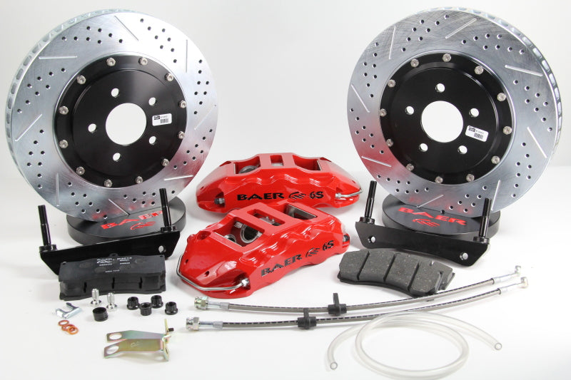 Baer Brakes 65-82 Chevrolet Corvette 14in Extreme+ Rear SDZ Brake Kit - Black