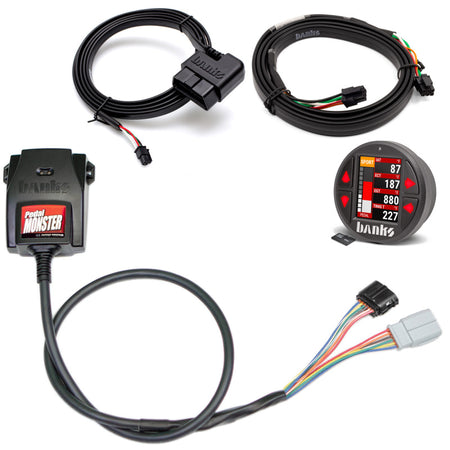Banks Power Pedal Monster Kit Sumitomo TS 025 Sealed Series (Gray) 6-Way PM-07 With iDash Data Pro