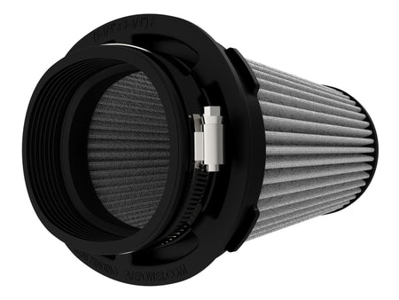 aFe Momentum Intake Filter w/Pro DRY S (5-1/4x3-3/4)IN F x(7-3/8x5-7/8)IN B x(4-1/2x4)IN Tx6-3/4IN