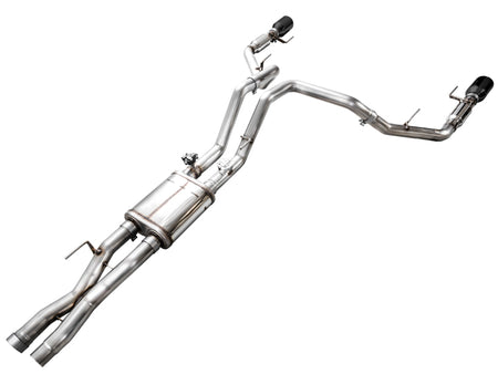 AWE Gen 3 Ford Raptor SwitchPath Exhaust  - Diamond Black Tips