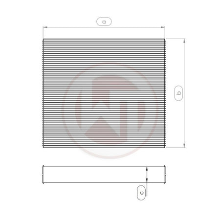 Wagner Tuning Universal Radiator Core - 264 x 240 x 96 (mm)
